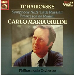 Pyotr Ilyich Tchaikovsky / Carlo Maria Giulini / Philharmonia Orchestra Symphony No 2 'Little Russian' - 'Francesca da Rimini' Vinyl LP USED
