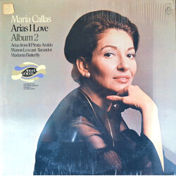 Maria Callas Arias I Love- Album 2 Vinyl LP USED
