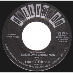 Lowell Fulson The Original Lonesome Christmas USED VINYL 7INCH 45 RPM REISSUE