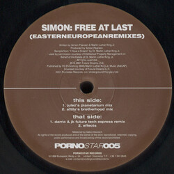 Simon Free At Last (Eastern European Remixes) VINYL 12" USED