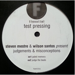 Steven Mestre & Wilson Santos Judgements & Misconceptions E.P. Vinyl 12" USED