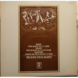 The Busch Quartet / Johannes Brahms / Franz Schubert / Felix Mendelssohn-Bartholdy String Quartet No.2 in A Minor / String Quartet No. 8 In B Flat Maj