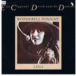 Eric Clapton / Derek & The Dominos Wonderful Tonight / Layla USED VINYL 7INCH 45 RPM SINGLE REISSUE