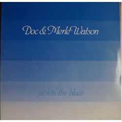 Doc & Merle Watson Pickin' The Blues Vinyl LP USED