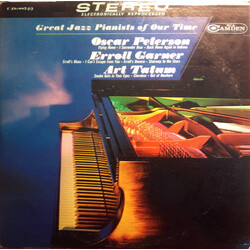 Oscar Peterson / Erroll Garner / Art Tatum Great Jazz Pianists Vinyl LP USED