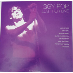 Iggy Pop Lust For Live Vinyl LP USED