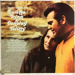 Conway Twitty & Loretta Lynn We Only Make Believe Vinyl LP USED