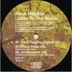 Neon Heights Listen To The Music VINYL 12" USED