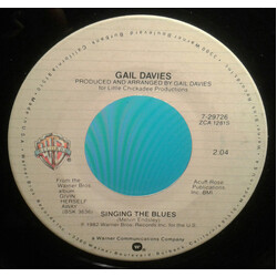 Gail Davies Singing The Blues USED VINYL 7INCH 45 RPM SINGLE