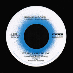 Ronnie McDowell It's Only Make Believe / Baby Me Baby USED VINYL 7INCH 45 RPM