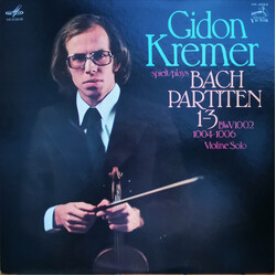 Johann Sebastian Bach / Gidon Kremer Bach Partiten 1-3 Violine Solo Vinyl LP USED