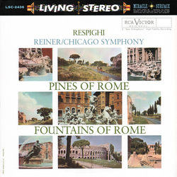 Ottorino Respighi / Fritz Reiner / Chicago Symphony Orchestra Pines Of Rome / Fountains Of Rome Vinyl LP USED