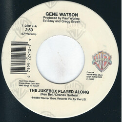 Gene Watson The Jukebox Played Along USED VINYL 7INCH 45 RPM SINGLE