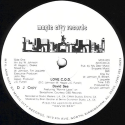 David Sea Love C.O.D. Vinyl 12" USED