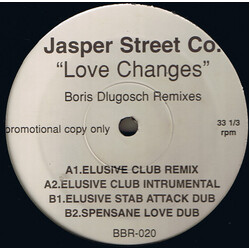 Jasper Street Co. Love Changes (Boris Dlugosh Remixes) USED VINYL 12INCH 33 S RPM PROMO