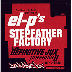El-P Stepfather Factory USED VINYL 12INCH 33 S RPM LIMITED EDITION