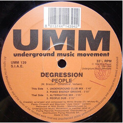 Degression People USED VINYL 12INCH 33 S RPM