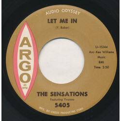 The Sensations (2) / Yvonne Baker Let Me In USED VINYL 7INCH 45 RPM SINGLE