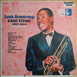 Louis Armstrong Rare Items (1935-1944) Vinyl LP USED