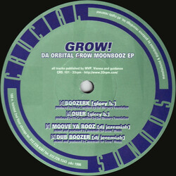 Glory B / Jeremiah Da Orbital Grow Moonbooz EP VINYL 12" USED