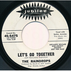 The Raindrops Let's Go Together USED VINYL 7INCH 45 RPM PROMO