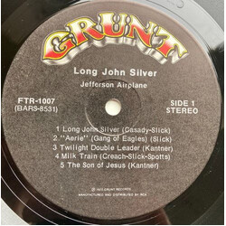 Jefferson Airplane Long John Silver Vinyl LP USED