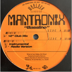 Mantronix Bassline USED VINYL 12INCH 33 S RPM PROMO REISSUE
