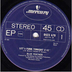 Blue Feather Let's Funk Tonight / It's Love USED VINYL 12INCH 45 RPM