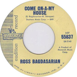 Ross Bagdasarian Come On-A-My House USED VINYL 7INCH 45 RPM PROMO