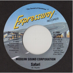 Modern Sound Corporation Safari USED VINYL 7INCH SINGLE
