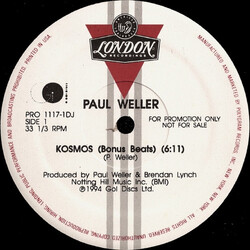 Paul Weller Kosmos (Bonus Beats) USED VINYL 12INCH PROMO 33 S RPM LIMITED EDITION