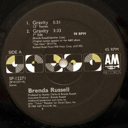 Brenda Russell (2) Gravity Vinyl 12" USED