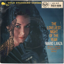 Mario Lanza The Loveliest Night Of The Year USED VINYL 7INCH 45 RPM EP REPRESS