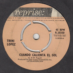 Trini Lopez Cuando Calienta El Sol USED VINYL 7INCH 45 RPM SINGLE
