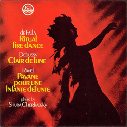 Manuel De Falla / Claude Debussy / Maurice Ravel / Shura Cherkassky Ritual Fire Dance / Clair De Lune / Pavane Pour Une Infante Défunte Vinyl 7" USED