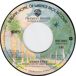 Chaka Khan I'm Every Woman Vinyl 7" USED