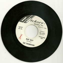 Sue Thompson Bad Boy / Toys USED VINYL 7INCH 45 RPM SINGLE PROMO