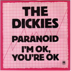 The Dickies Paranoid / I'm OK, You're OK USED VINYL 7INCH 45 RPM SINGLE
