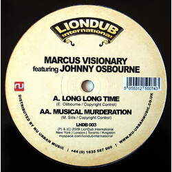 Marcus Visionary / Johnny Osbourne Long Long Time / Musical Murderation USED VINYL 12INCH 45 RPM