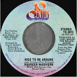 Maureen McGovern Nice To Be Around USED VINYL 7INCH 45 RPM STYRENE STEREO