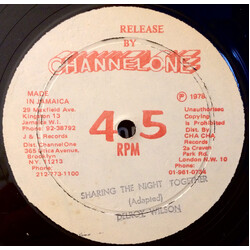 Delroy Wilson Sharing The Night Together USED VINYL 12INCH 45 RPM