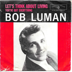 Bob Luman Let's Think About Living USED VINYL 7INCH 45 RPM SINGLE