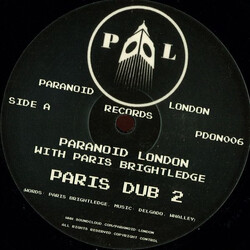 Paranoid London / Paris Brightledge Paris Dub 2 USED VINYL 12INCH