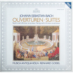 Johann Sebastian Bach / Musica Antiqua Köln / Reinhard Goebel Ouvertüren-Suites Vinyl LP USED