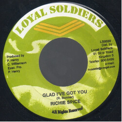 Richie Spice Glad I've Got You USED VINYL 7INCH 45 RPM
