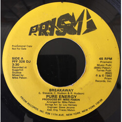 Pure Energy Breakaway USED VINYL 7INCH 45 RPM PROMO