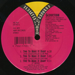 Seduction Two To Make It Right USED VINYL 12INCH 33 S RPM SINGLE STEREO