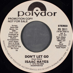 Isaac Hayes Don't Let Go USED VINYL 7INCH SINGLE 45 RPM PROMO