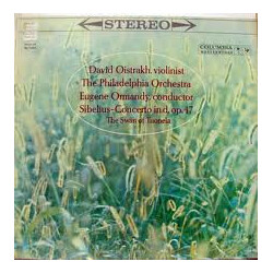 David Oistrach / The Philadelphia Orchestra / Jean Sibelius Concerto In D, Op. 47 ‧ The Swan Of Tuonela Vinyl LP USED