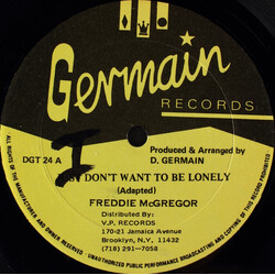 Freddie McGregor Just Don't Want To Be Lonely USED VINYL 12INCH 45 RPM